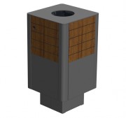 Corbeille en métal et compact