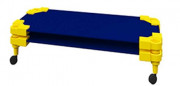 Couchette empilable avec roulettes