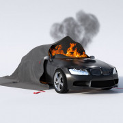 Couverture d'intervention pour feu de véhicule