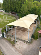 Couverture de terrain sportif modulable