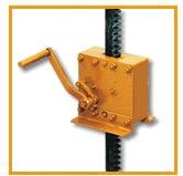 Crics de vannes à crémaillère