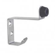 Crochets avec butée de porte noir