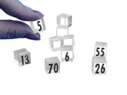 Cubes de balisage - Plexiglas 2 mm - Lot de 25 pièces