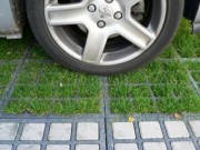 Dalle de parcs à voitures engazonnée