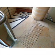 Dalle podotactile inox