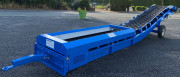 Convoyeur de déchargement de camions - Hauteur 600 mm - Bande en auge à 20° - Largeur 800 mm
