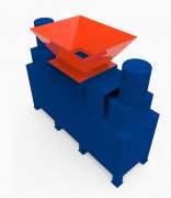 Déchiqueteur déchet plastique en flocons - Débit : 200 à 400 kg/h