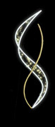 Décoration motif poteau \"Eugénie\" - 150 x 55 cm - Puisance : 17 W - cordon lumineux fixe et drapé fixe ou pétillant