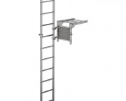 Demi porte de condamnation avec opercule - Aluminium - Hauteur 520 mm