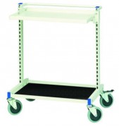 Desserte à plateau inclinable