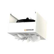 Déstratificateur industriel à commande automatique - 160 à 430 W - Débit d'air : 3600 à 9400 m³/h - IP42