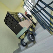 Diable escalier électrique pour matériel lourd