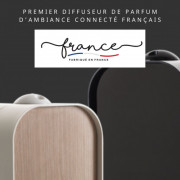 Diffuseur de parfum connecté - Le Diffuseur SIX est le 1er diffuseur connecté français qui permet une facilité d’utilisation optimale et un suivi de consommation de haute précision.