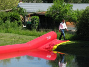 Dispositif anti inondation démontable mobile et auto-stable