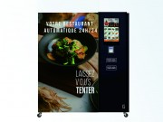 Distributeur automatique de plats cuisinés frais et chauds 24/24 - Magasin automatique de plats frais et chauds 24/24