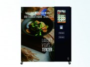 Distributeur automatique de plats cuisinés frais et chauds 24/24