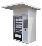 Distributeur automatique de produits d'entretien automobile outdoor