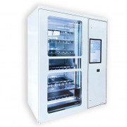 Distributeur automatique de plats cuisinés - Jusqu'à 8 étagères - 9 sélections par étage - multi achats - ascenseur - ouverture porte automatique centrale - En stock livrable septembre