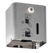 Distributeur de sachets périodiques Inox brossé AXOS