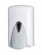 Distributeurs de savon liquide en ABS blanc - 0,5 ou 1 L