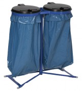 Double support sac poubelle