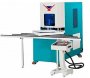 ?bavureuse d'angle CNC pour profilés en PVC - version 2 axes - Capacité de mémoire : 6500 recettes de profilé