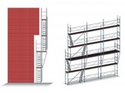 Echafaudage de façade déportée - Sur mesure