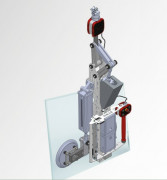 Préhenseur pour panneaux de verre 80 à 240 kg - Rotation 0° à 180°