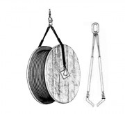 Élingue pour levage de tourets - L.1.90 à 3.50 m