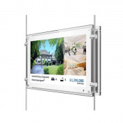 ?cran d'affichage numérique 15" avec cadre lumineux