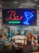 Enseigne lumineuse " BAR" à LED