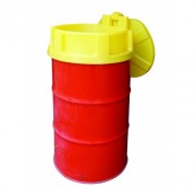 Entonnoir pour fûts avec couvercle