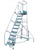 Escabeau mobile 5 à 15 marches