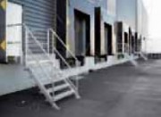 Escalier d'accès quai - Marches de 80, 180, 230, 261 ou 316 - Aluminium