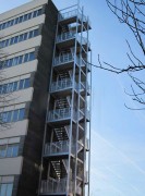 Escalier de secours selon code du travail