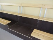 Escaliers d'accès 2 rangs