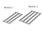 Etagère basse barreaudée