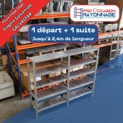 ?tagère galvanisée galvastar - longueur configurable - [1 départ + 1 suite]