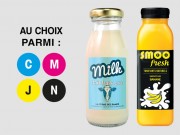 ?tiquette personnalisable 2 couleurs satiné