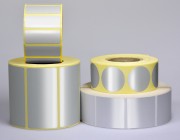 Etiquette personnalisable polyester alu brillant