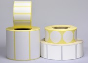 Etiquette personnalisable polypropylène blanc