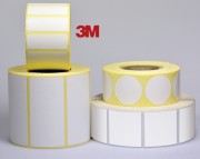 Etiquette personnalisable en polyuréthane blanc Destruct