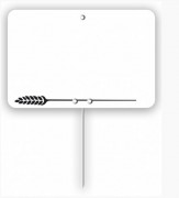 ?tiquette pour pâtisserie blanche