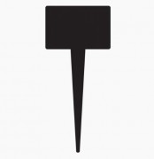 Etiquette pour tous commerces noir