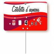 Etiquette PVC Boucherie