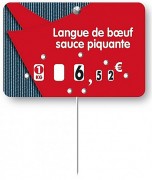 Etiquettes pour boucheries à roulettes prix