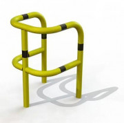 Etrier de protection industriel 3 pieds - L x l x H : 600 x 600 x 900 mm - Tube ? 60mm