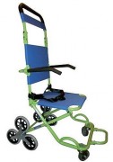Chaise d'évacuation 3 roues et portoir 4 roues