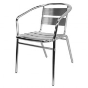 Fauteuil 5 lattes empilable