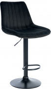 Chaise haute pivotante noire